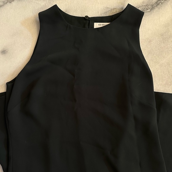 ARITZIA BABATON DEEP GREEN BLOUSE/DRESS - Picture 2 of 4